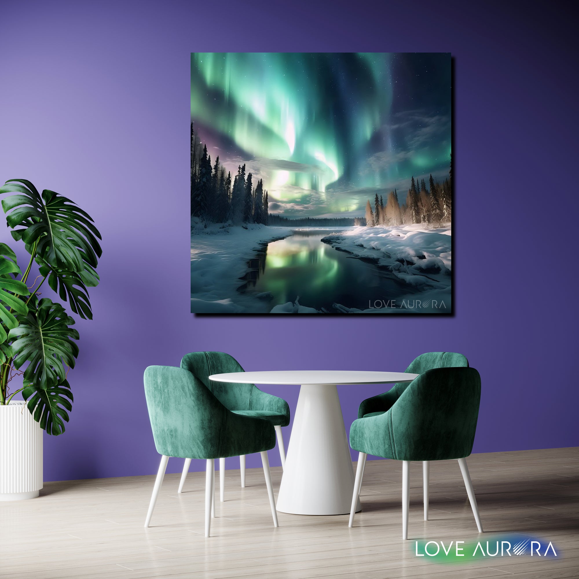 LoveMyAurora Forests Illuminated (Square)