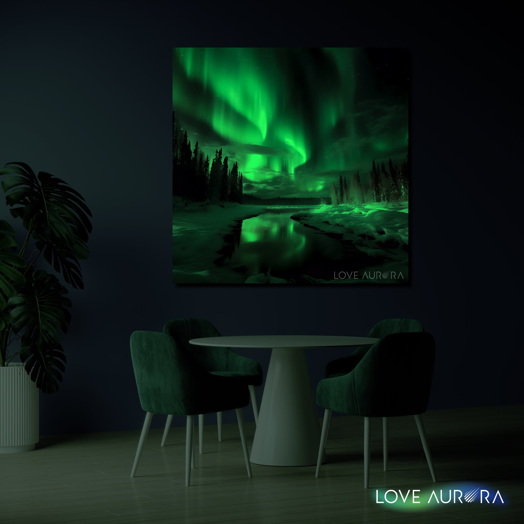 LoveMyAurora Forests Illuminated (Square)