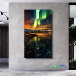 LoveMyAurora Sunset and Mountain(Vertical)